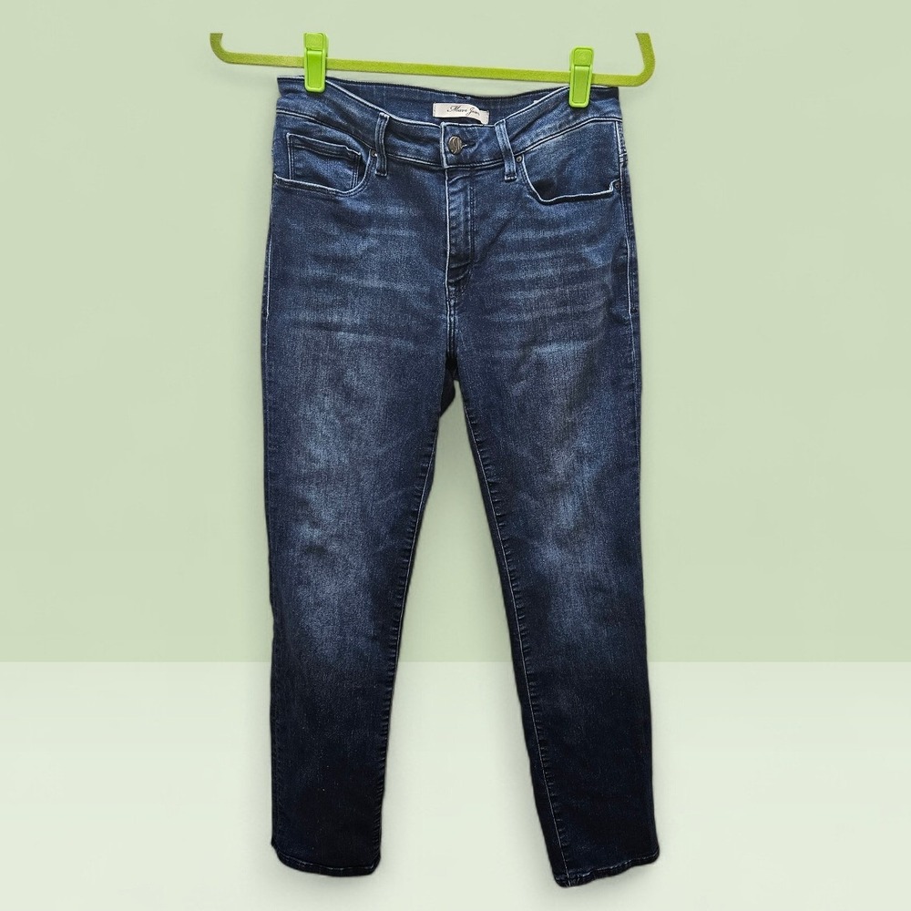 Mavi Jeans Kendra High Rise Straight Leg Dark‎ Indigo Wash Denim Jeans 29/30